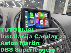 Tutorijal za instalaciju Carplay-a za Aston Martin DBS Superleggera