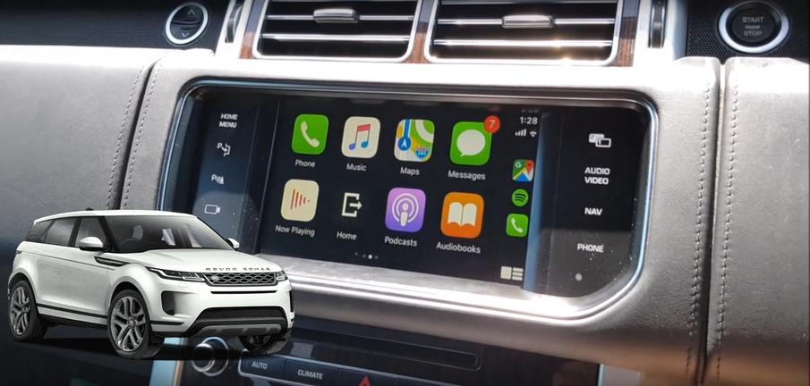 Apple Carplay u mom Range Rover Evoque