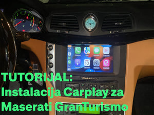 Tutorijal instalacije Carplay za Maserati GranTurismo