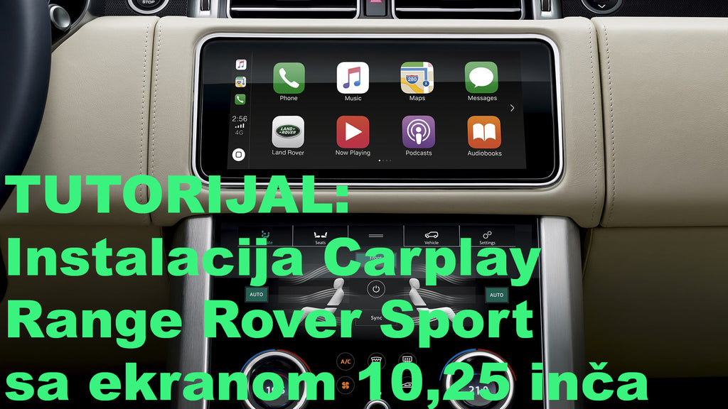 Tutorijal za instalaciju Carplay-a na Range Rover Sport InControl sistemu