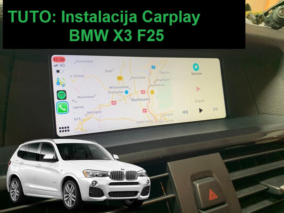 Tutorijal za instalaciju Carplay-a za BMW X3 F25