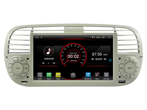 Navigacija Android 10.0 Fiat 500 (2007-2015)